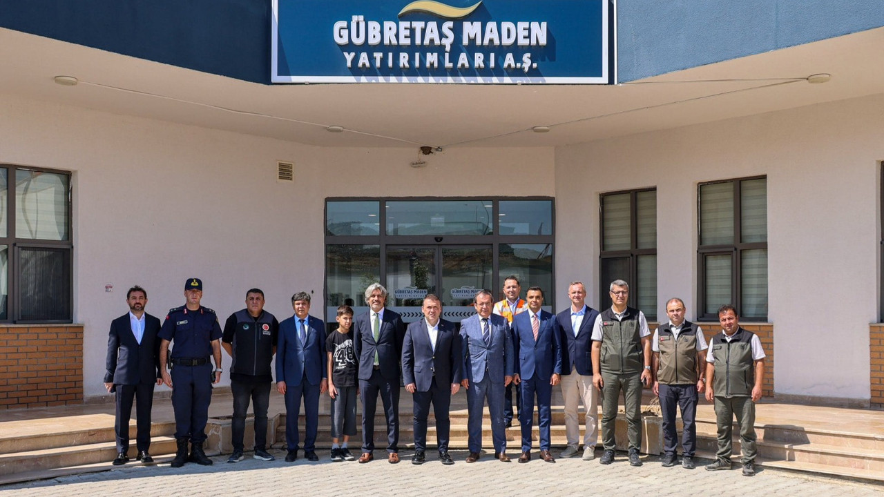 Vali Sözer, Gübretaş’ın Söğüt’teki maden işletmesini ziyaret etti