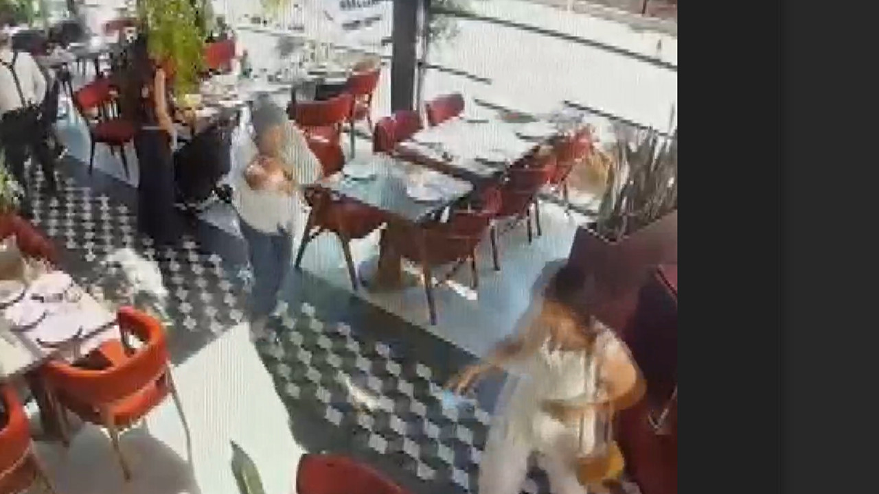 Kucağında bebekle canını zor kurtardı: Restoranı kurşun yağmuruna tuttu