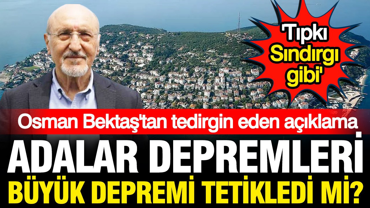 Adalar depremi sonrası tedirgin eden açıklama: Sındırgı’yı anımsatıyor